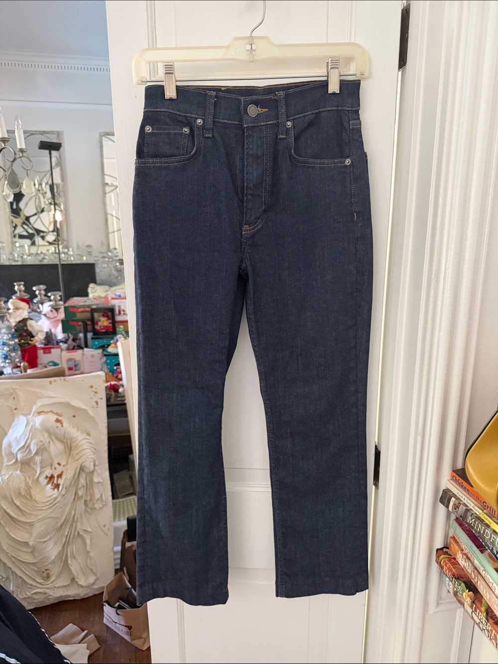 Zara Dark Blue Straight Boot Cut Women’s Jeans